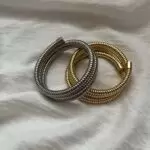 دستبند یونیسکس طلایی کد 118 - Image 2