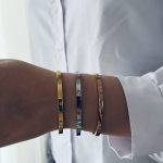 بنگل کارتیر نگین دار رزگلد کد 153