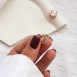 گوشواره زوپینگ طلایی کد 228 - Image 2