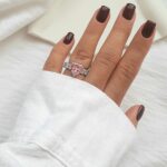 انگشتر قلب صورتی جواهری کد 236