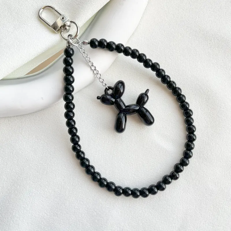 چارم بگ و جاسوئیچی سگ بادکنکی مشکی