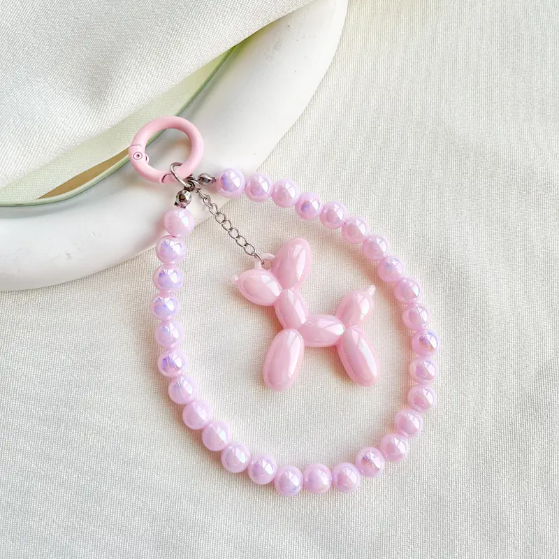 pink-balloon-dog چارم بگ و جاسوئیچی سگ بادکنکی صورتی