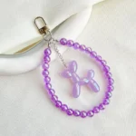 چارم بگ و جاسوئیچی سگ بادکنکی بنفش