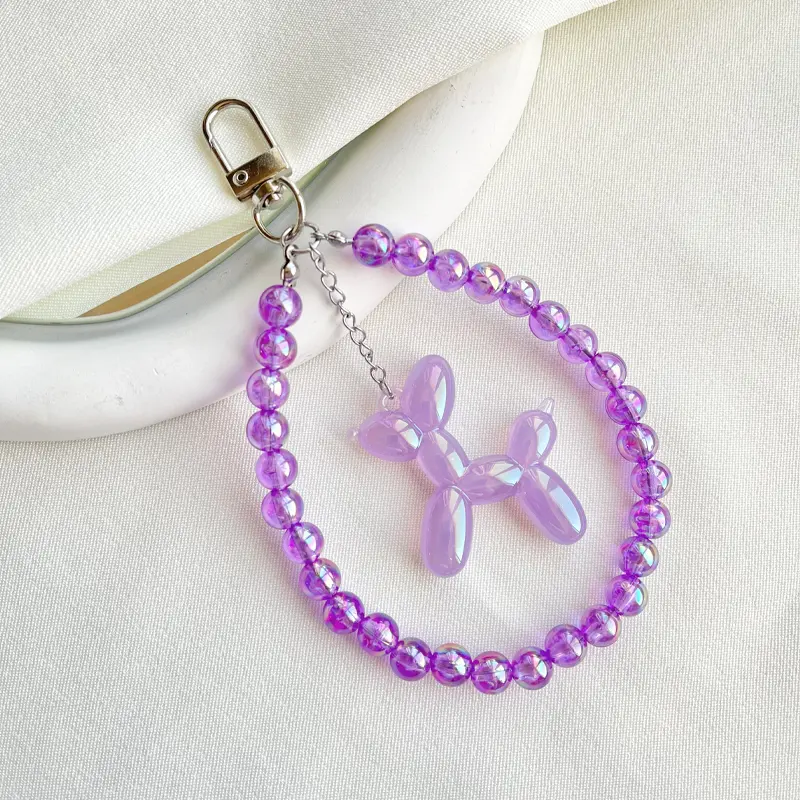 purple-balloon-dog چارم بگ و جاسوئیچی سگ بادکنکی بنفش